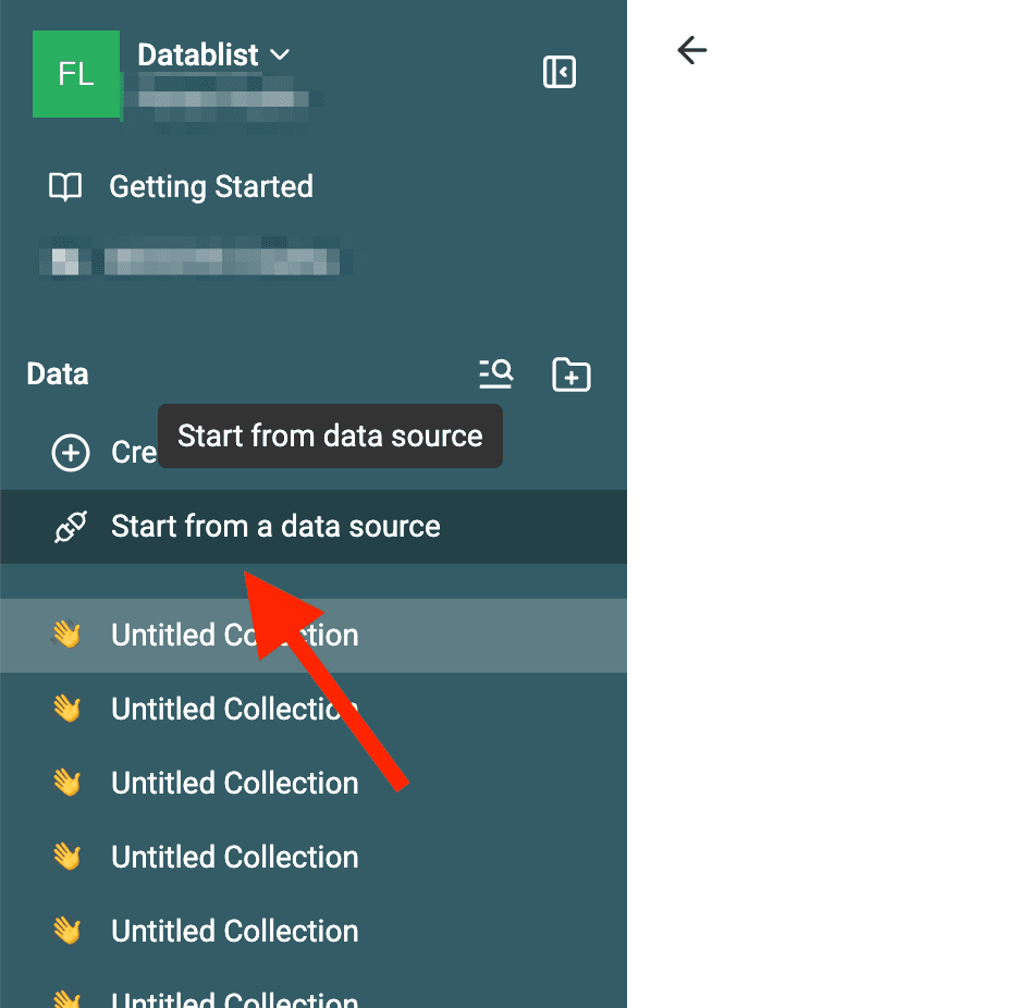 Select Data Source