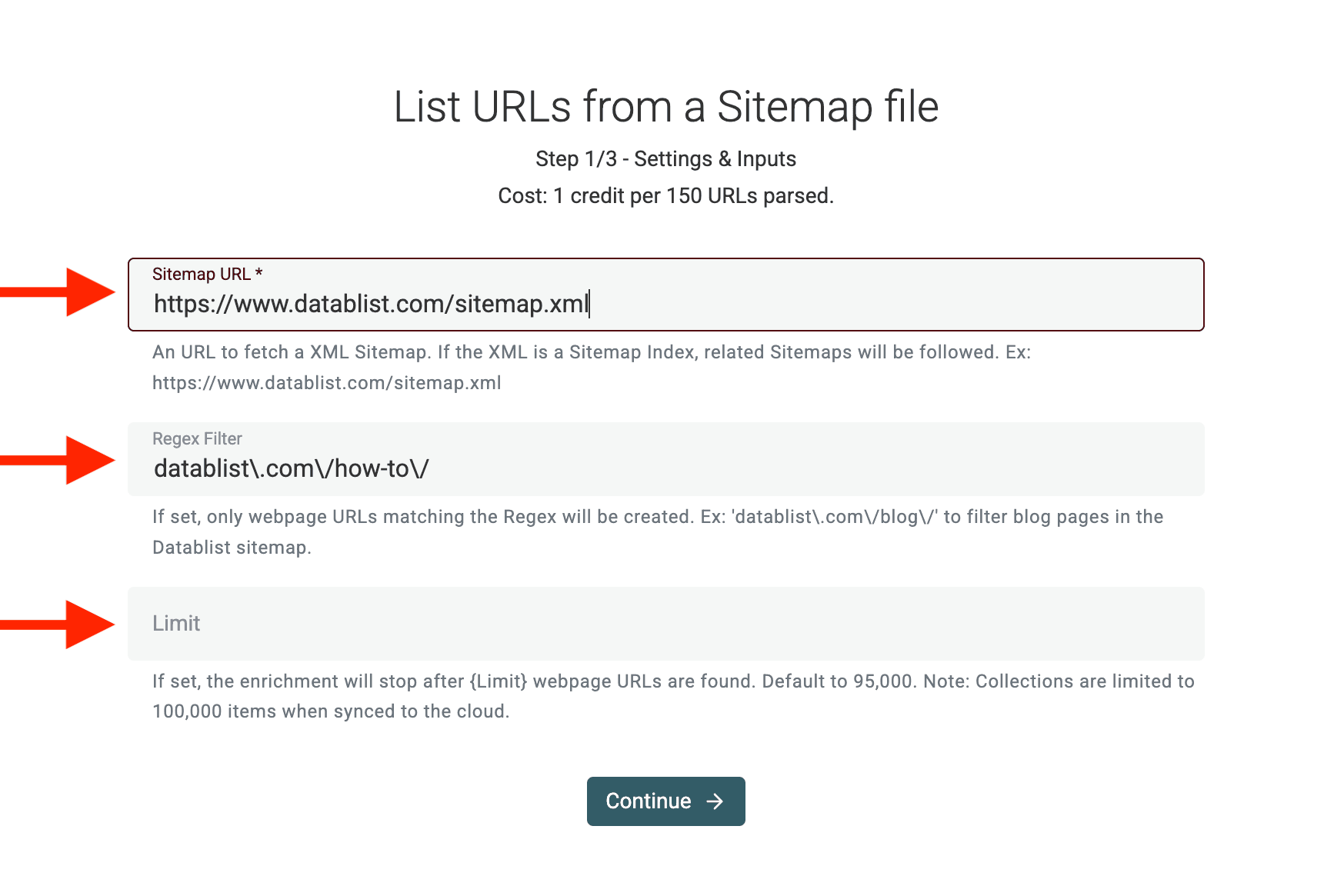 Filter URLs