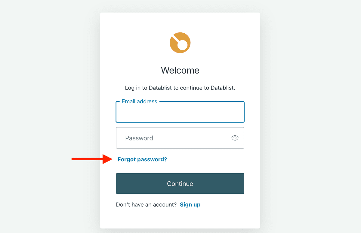 Forgot Password?