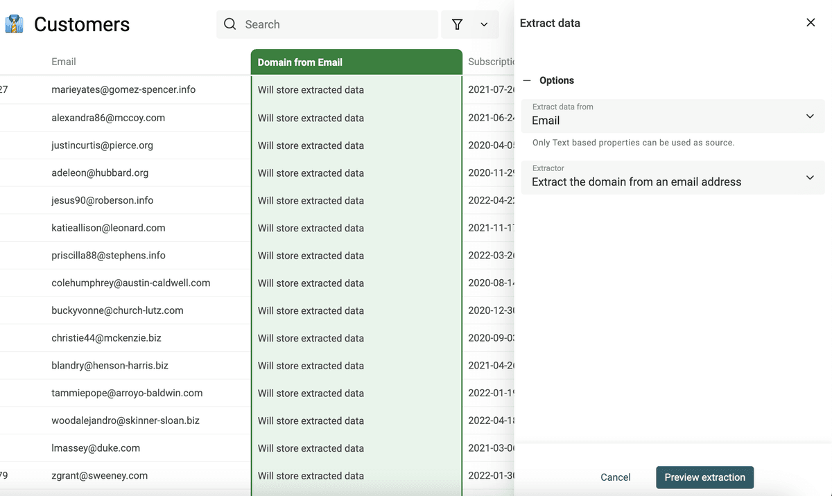 Data Extractors