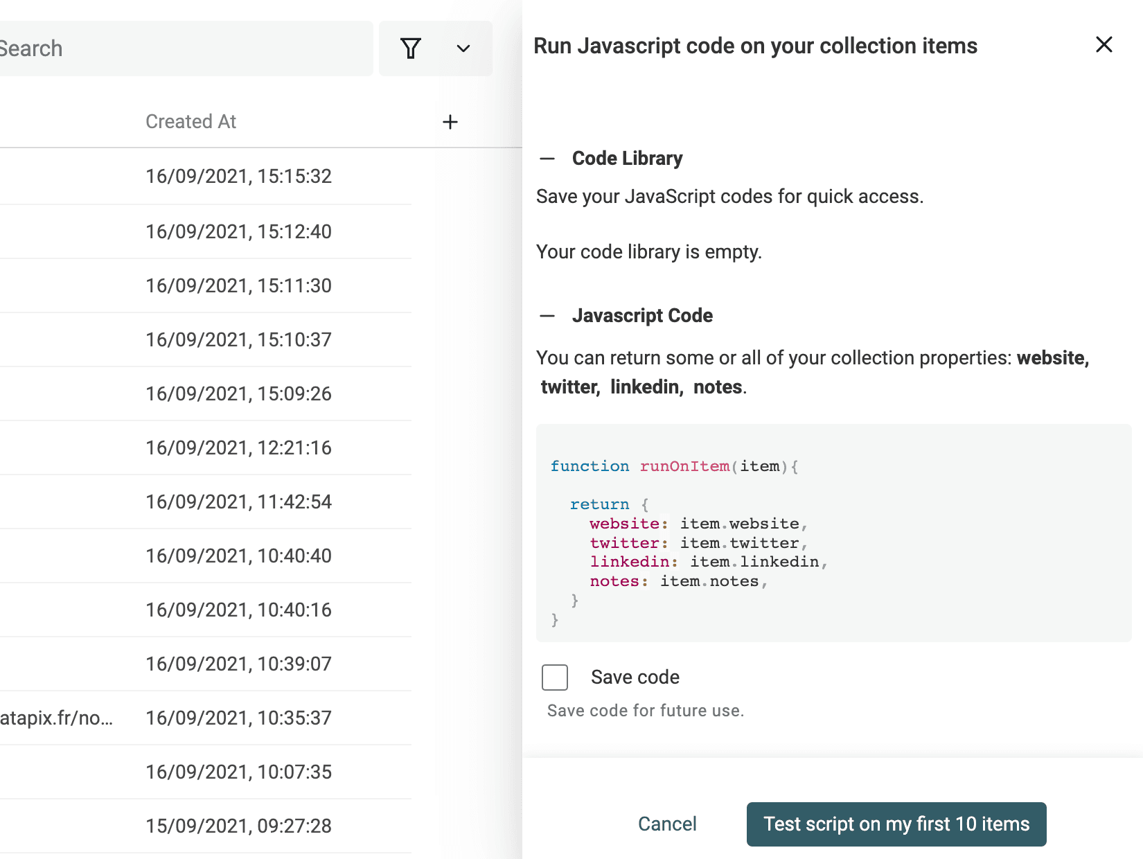 JavaScript Editor