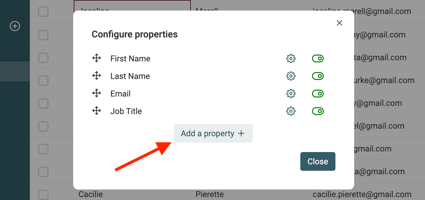 Add new property