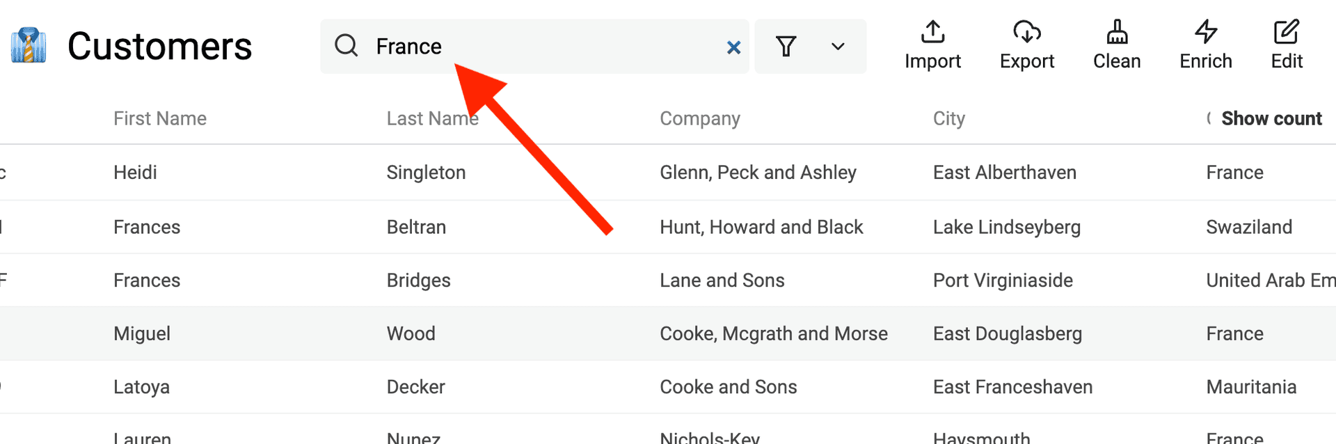 Full-text search