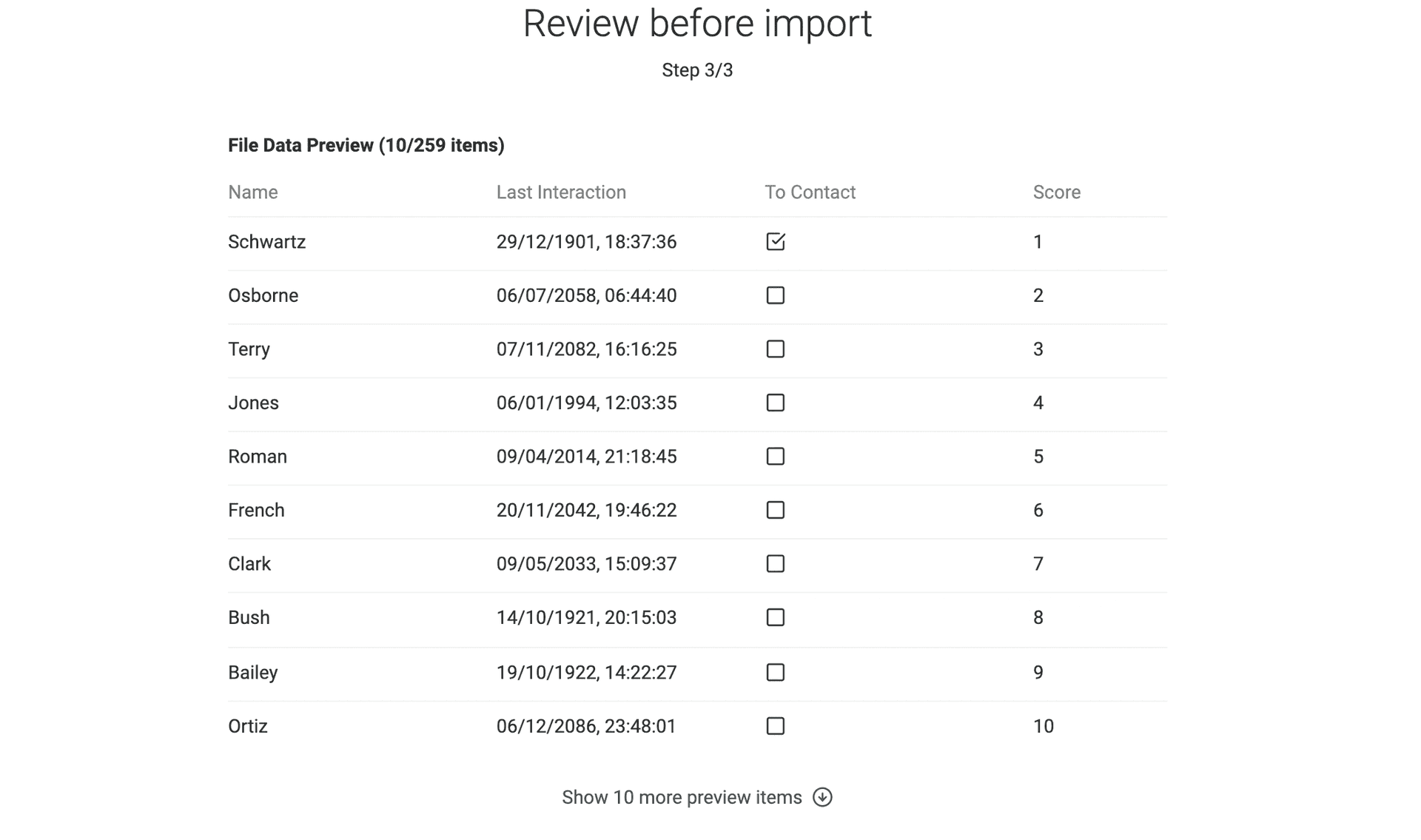 Text to data types parsing