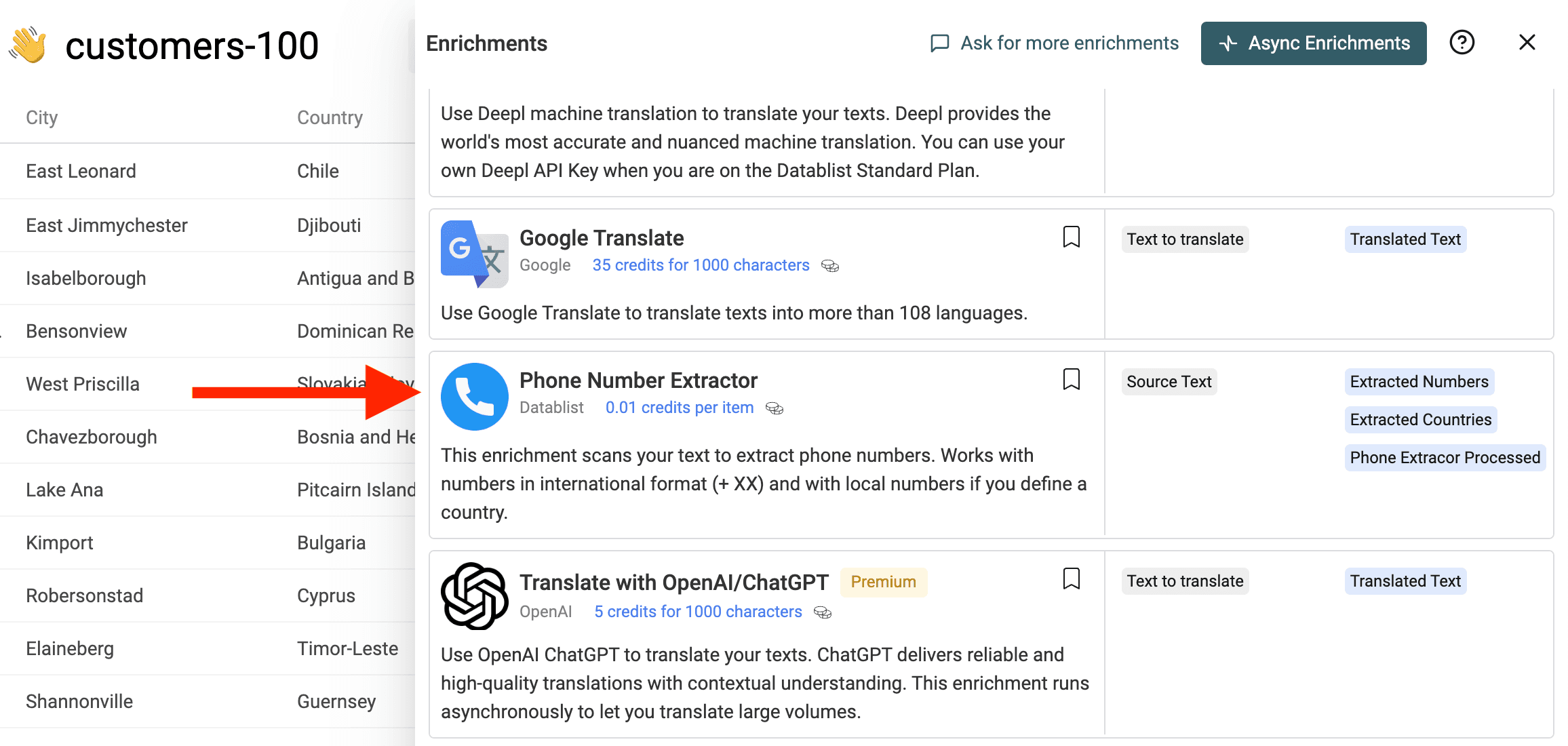 Phone Number Extractor