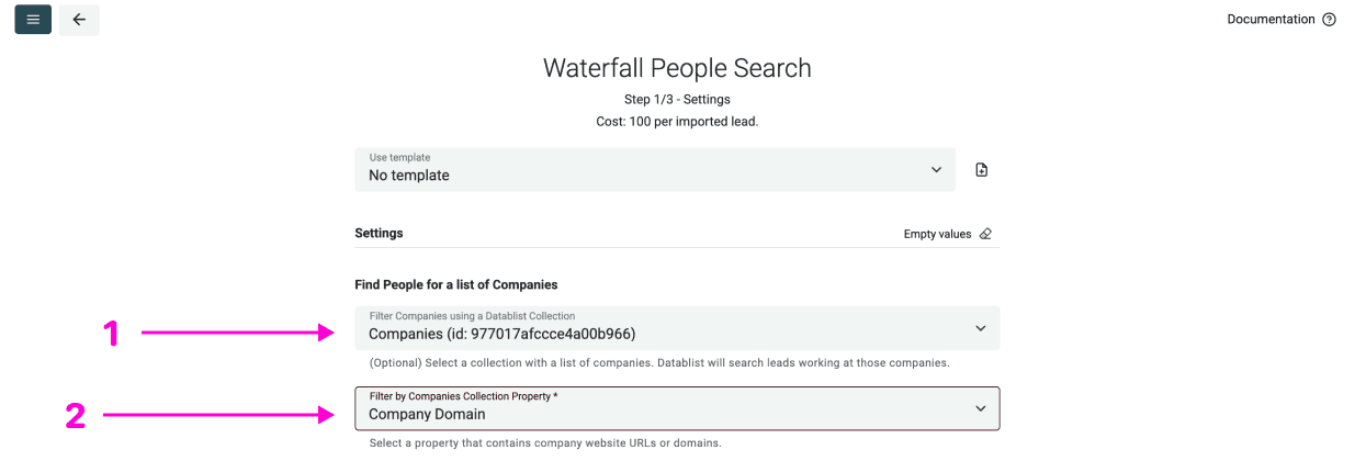 Waterfall People Search