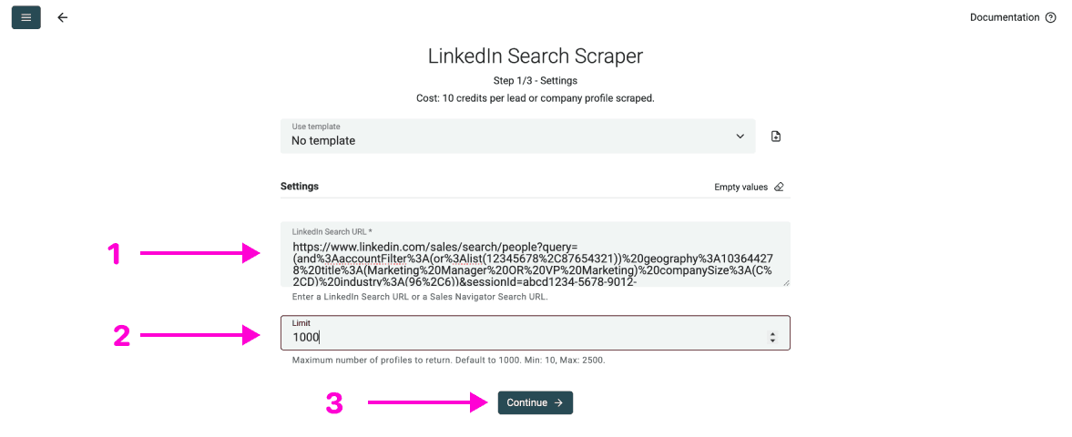 Sales Navigator Scraper