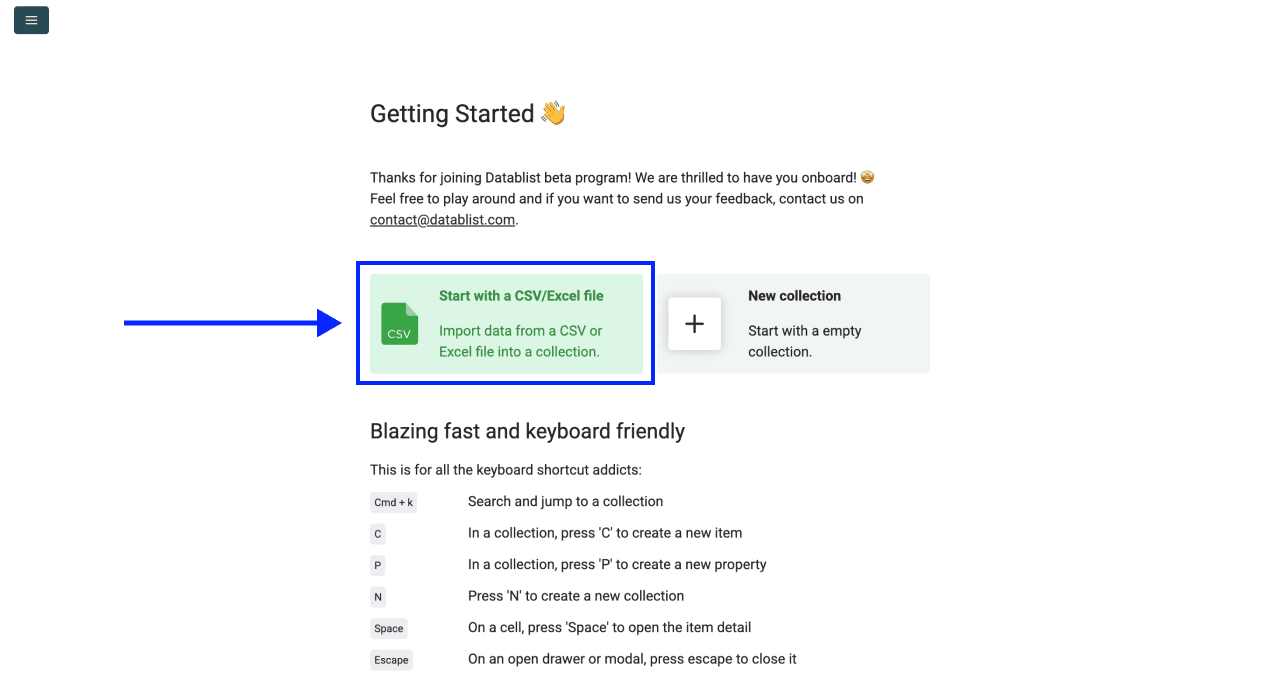 How To Use ChatGPT Search in a Spreadsheet - Datablist Start Page