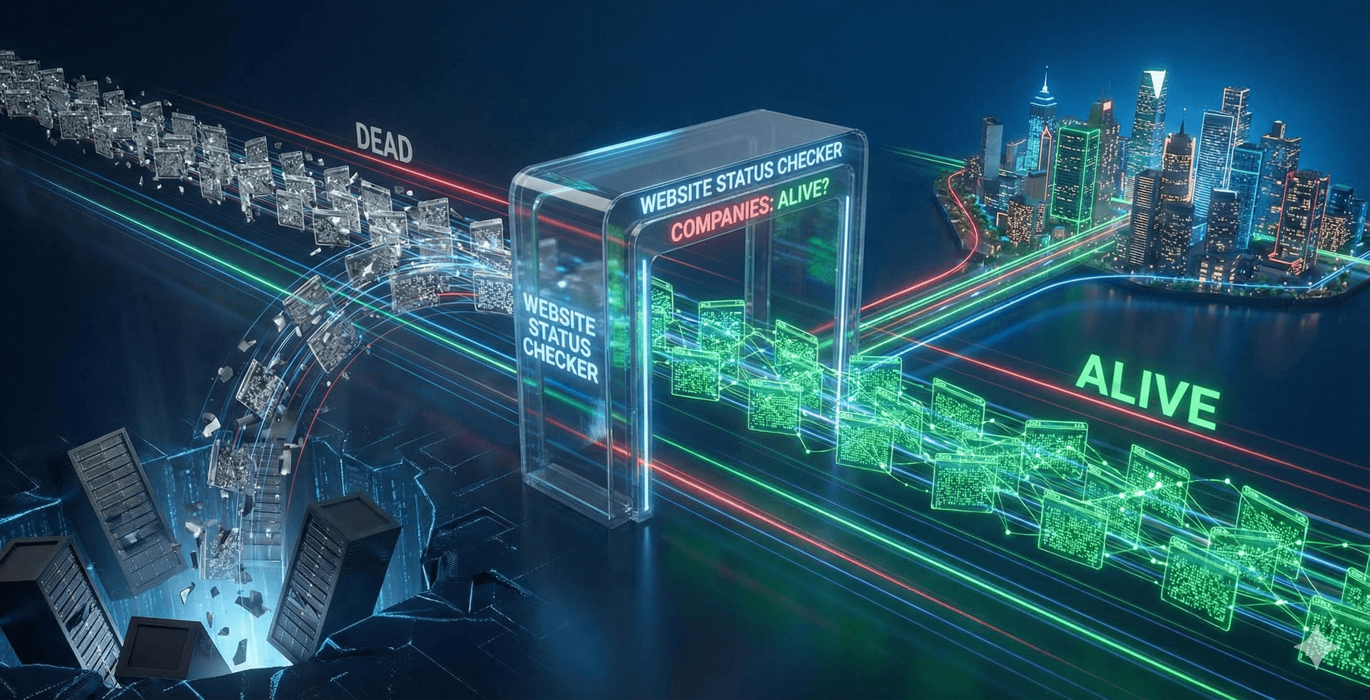 Verify Companies are Alive with our Bulk Website Checker