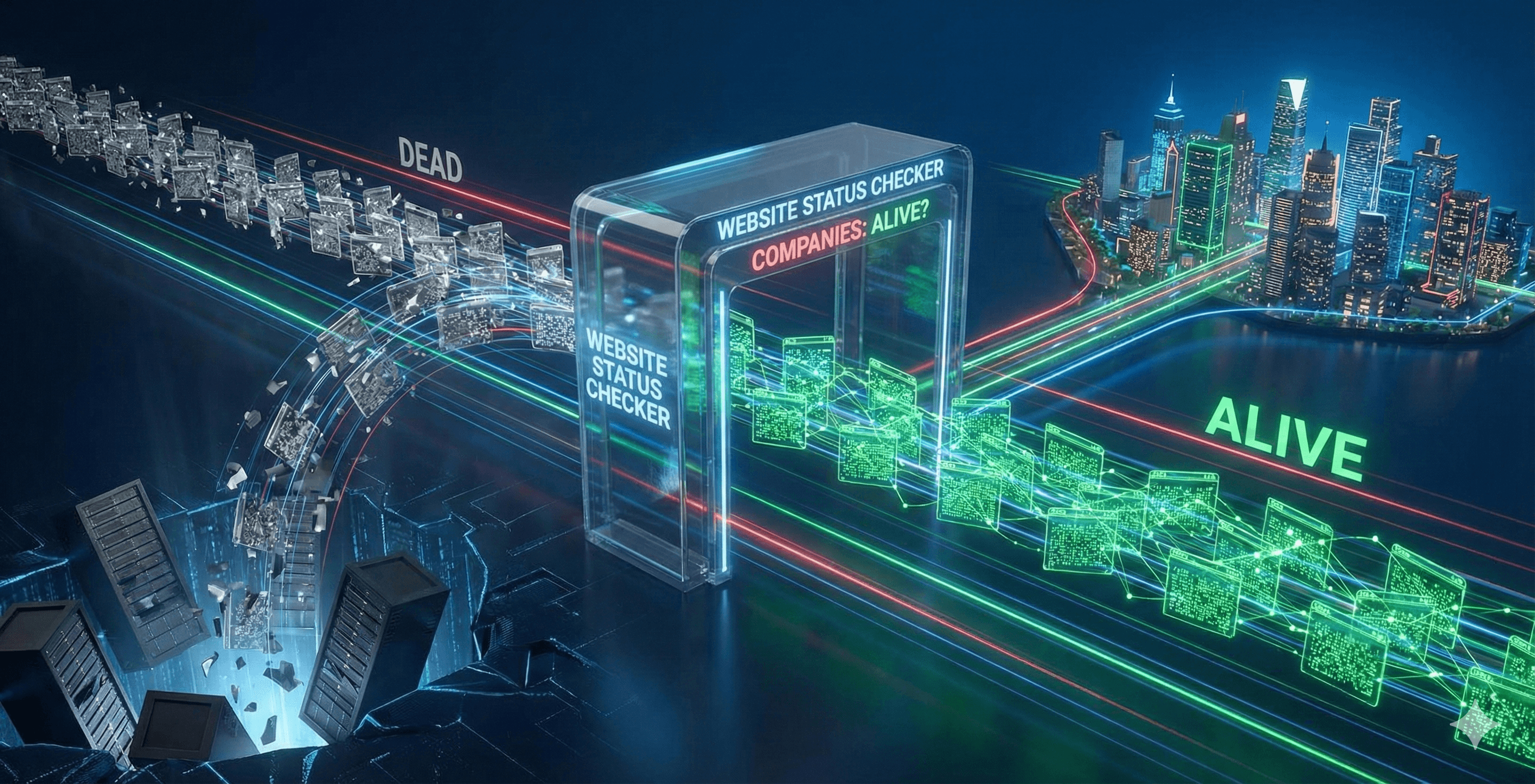 Verify Companies are Alive with our Bulk Website Checker