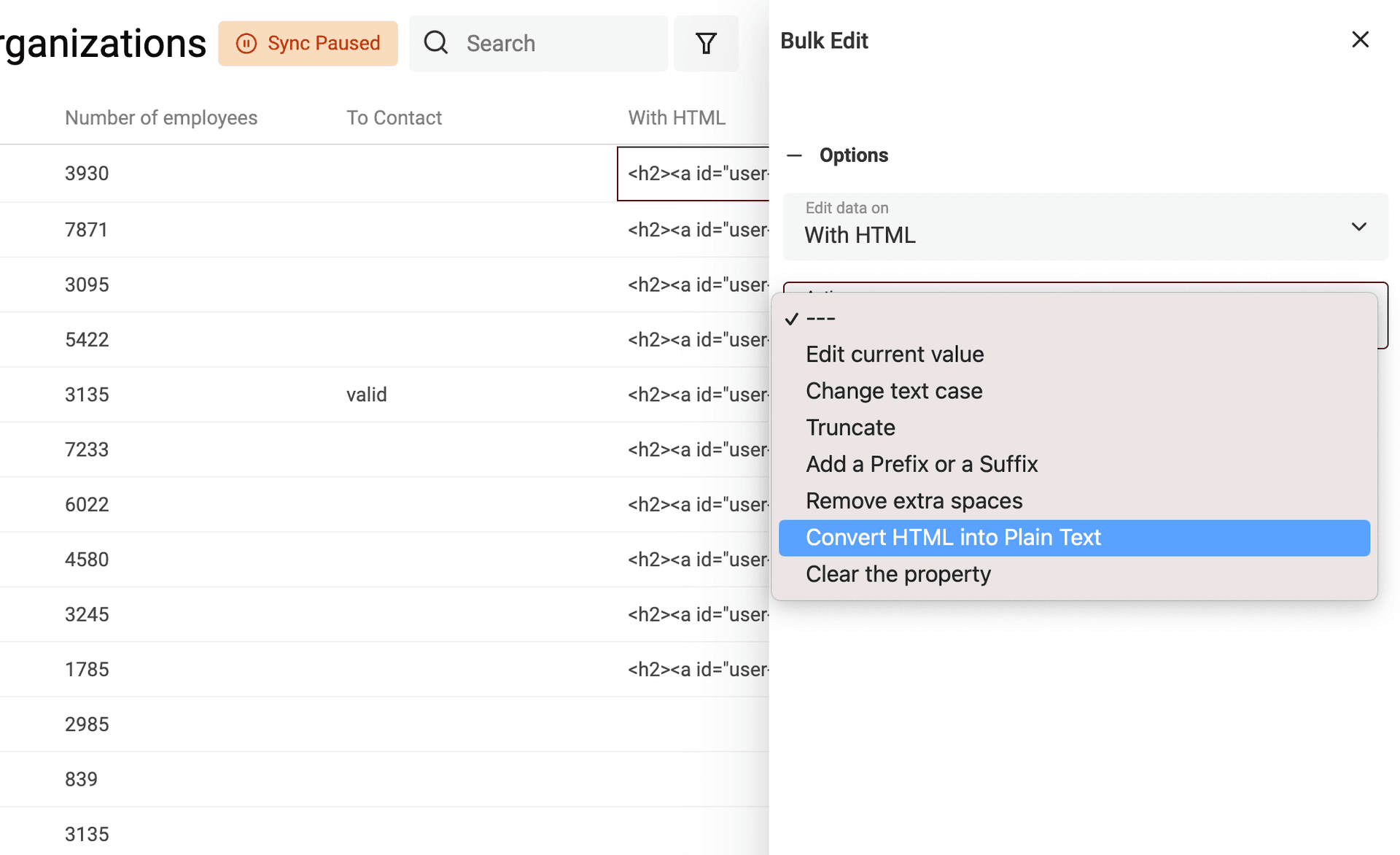 Bukl Edit Convert HTML