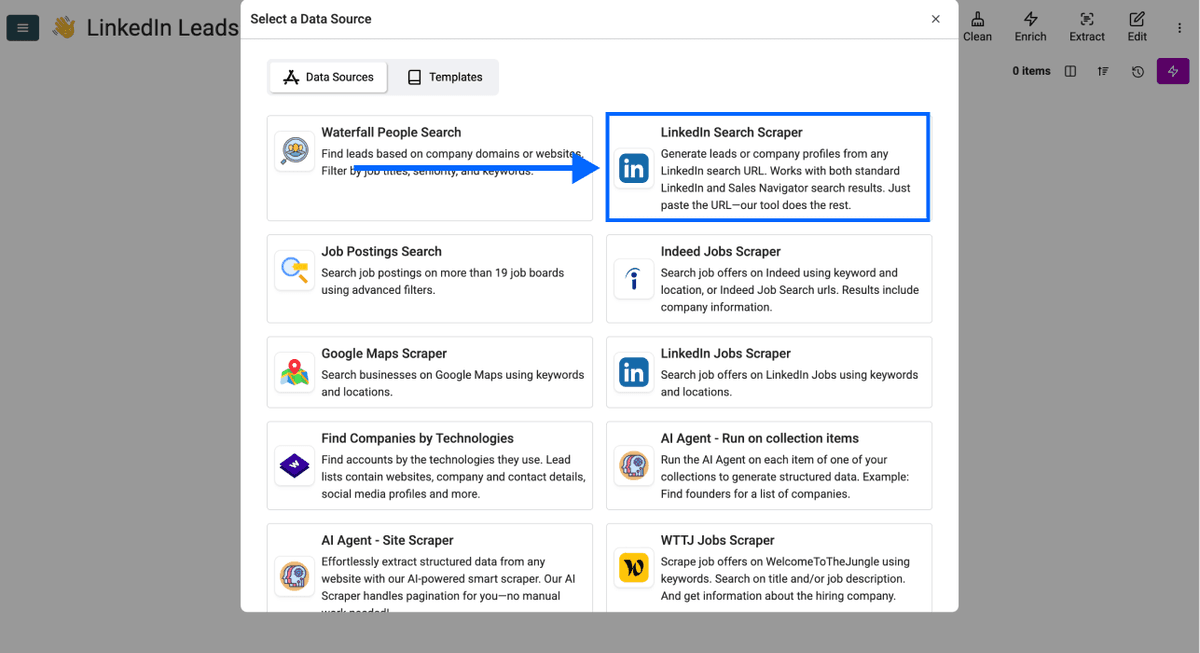 How To Scrape Leads From LinkedIn - Datablist’s Sources