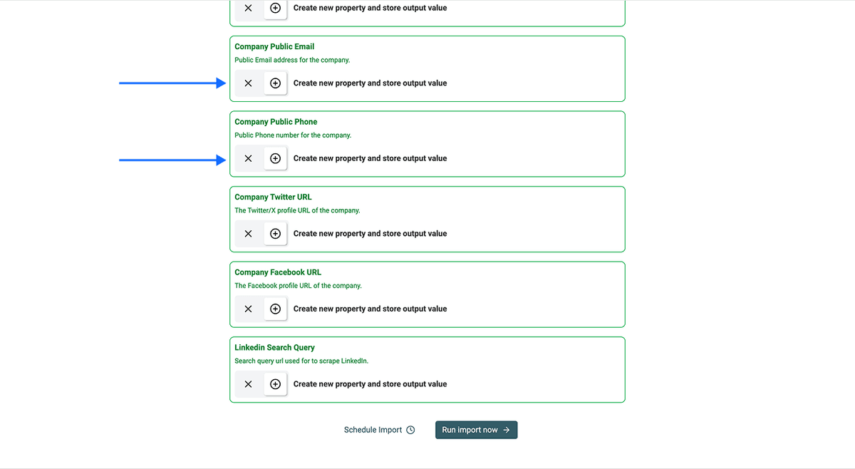 How To Scrape Sales Navigator Leads - Outputs Selection