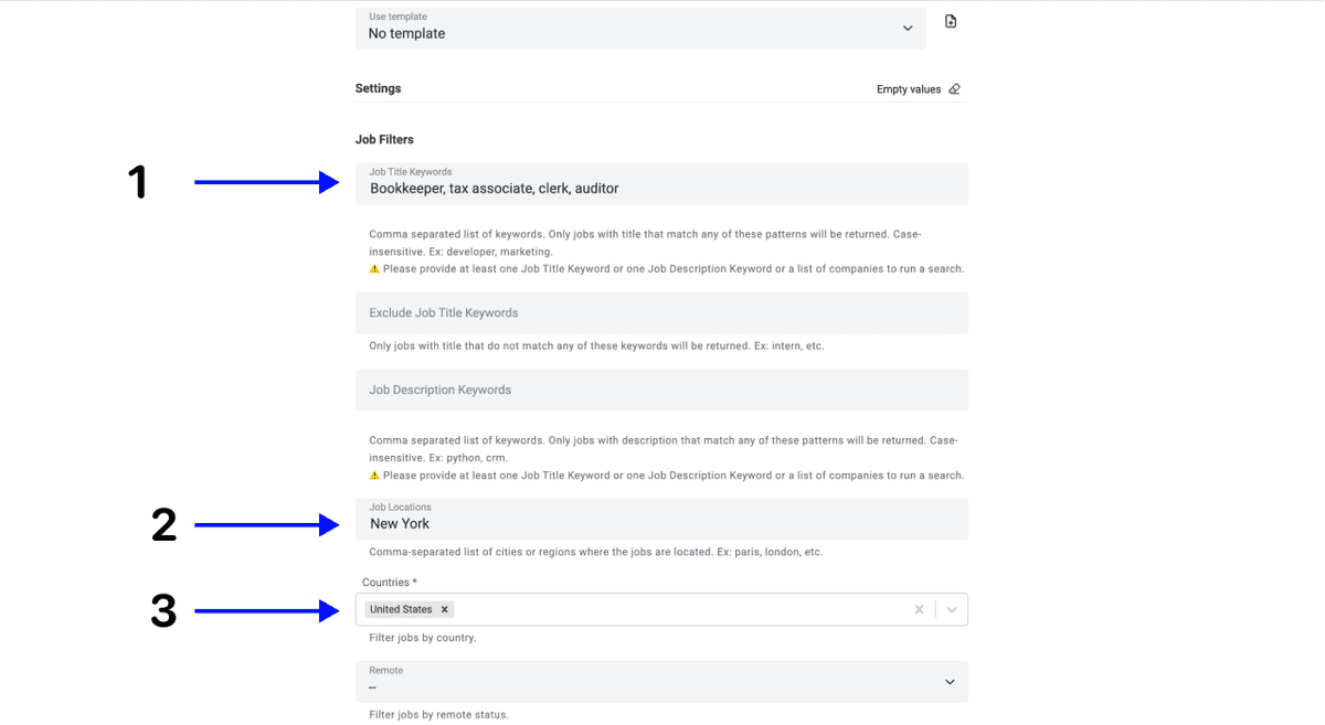 How To Scratechnce Jobs in San Francisco - Job Filters Configuration