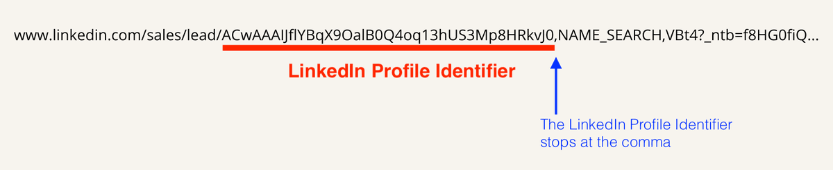LinkedIn Identifier uit LinkedIn Sales Navigator halen