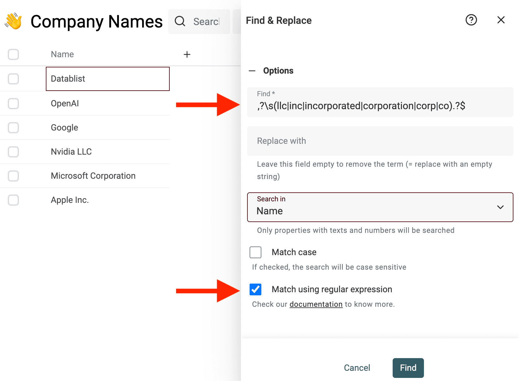 Remove company name suffixes