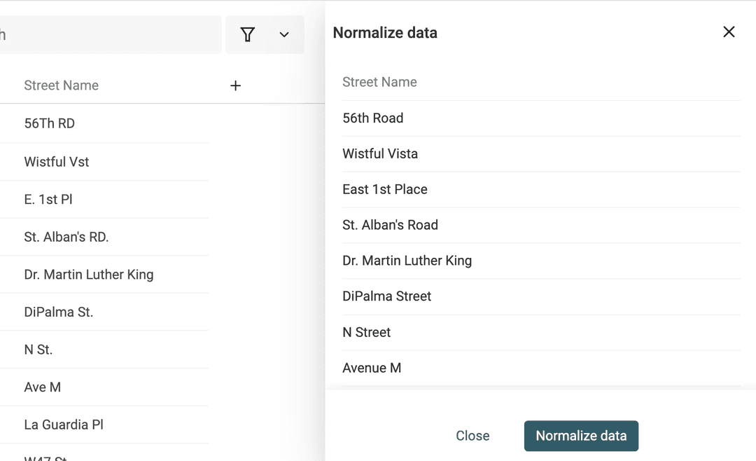 Free Data Matching Online tool - Datablist