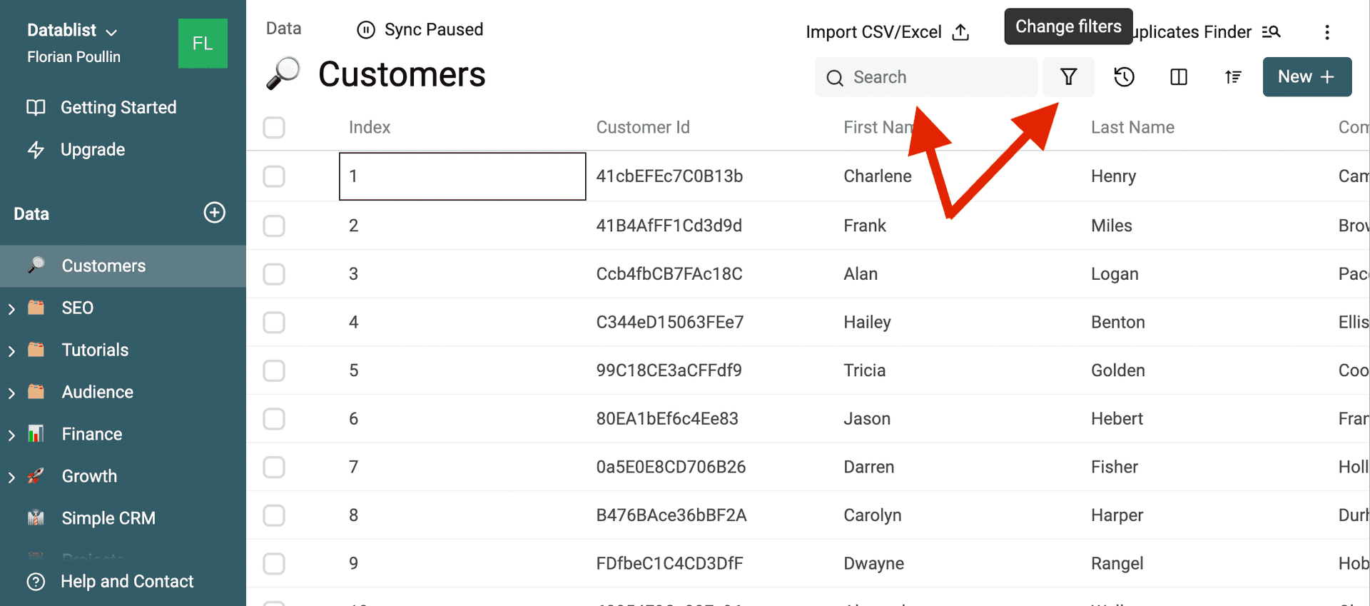How to edit big CSV files online