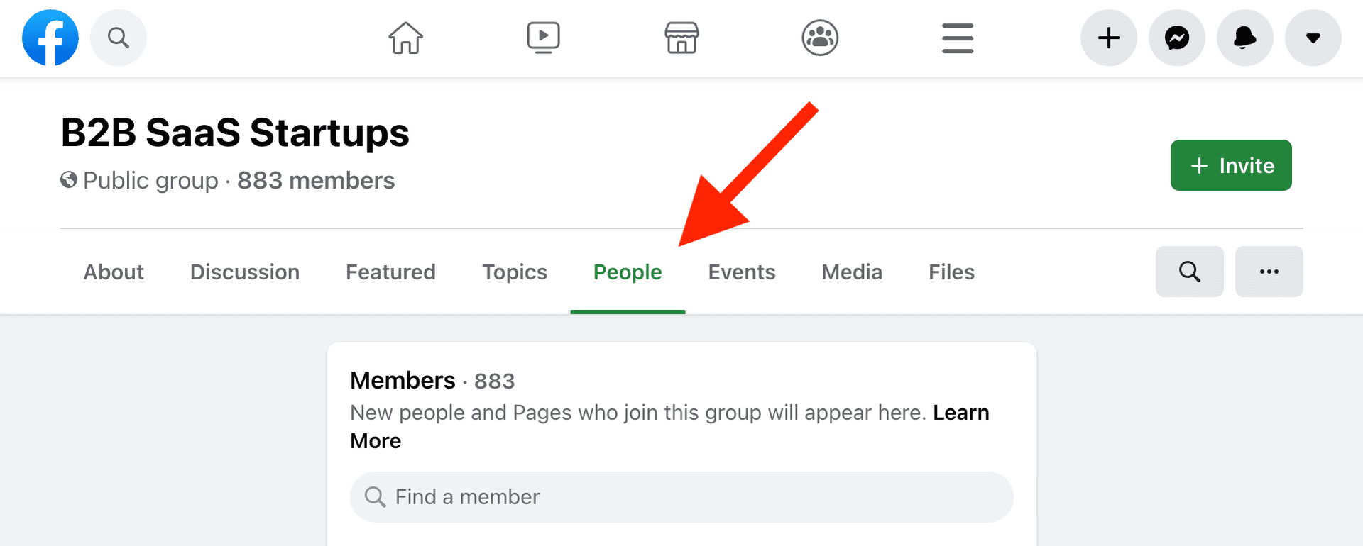 New members are listed on the "People" page.