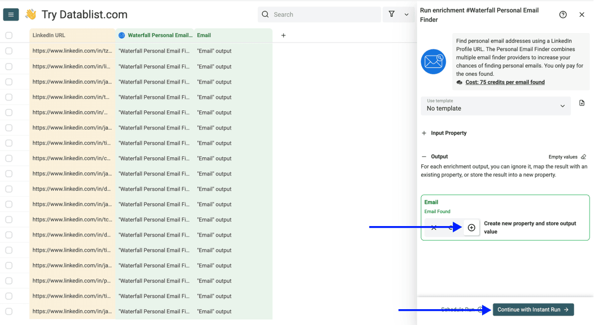 How To Find Personal Email Addresses - Outputs Configuration