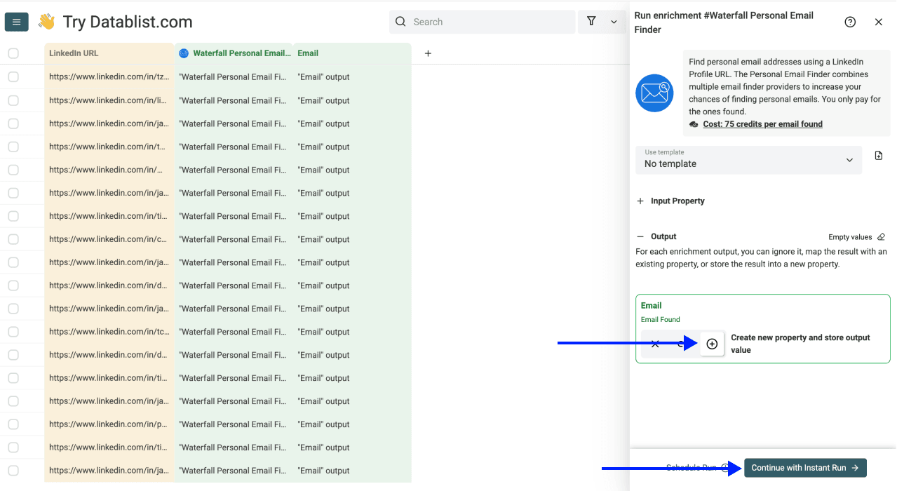 How To Find Personal Email Addresses - Outputs Configuration