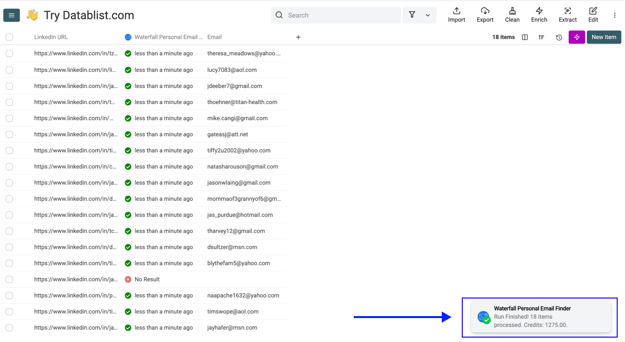 How To Find Personal Email Addresses - Results Overview