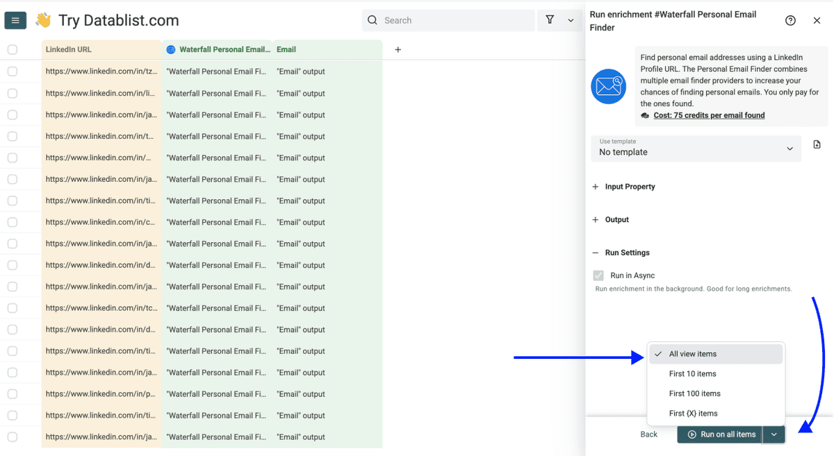 How To Find Personal Email Addresses - Run Settings