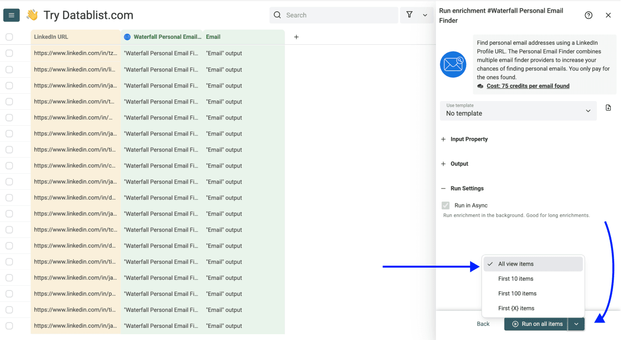 How To Find Personal Email Addresses - Run Settings