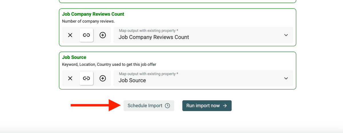 Schedule Import