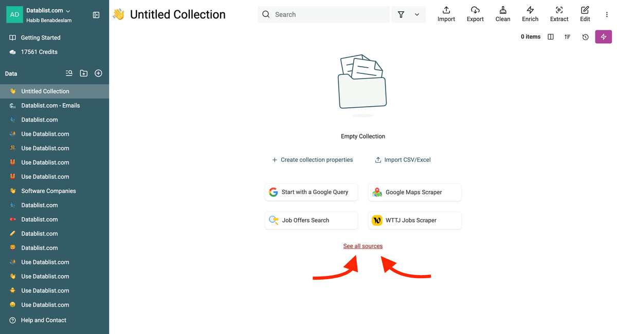 Choosing the Indeed job scraper between several sources