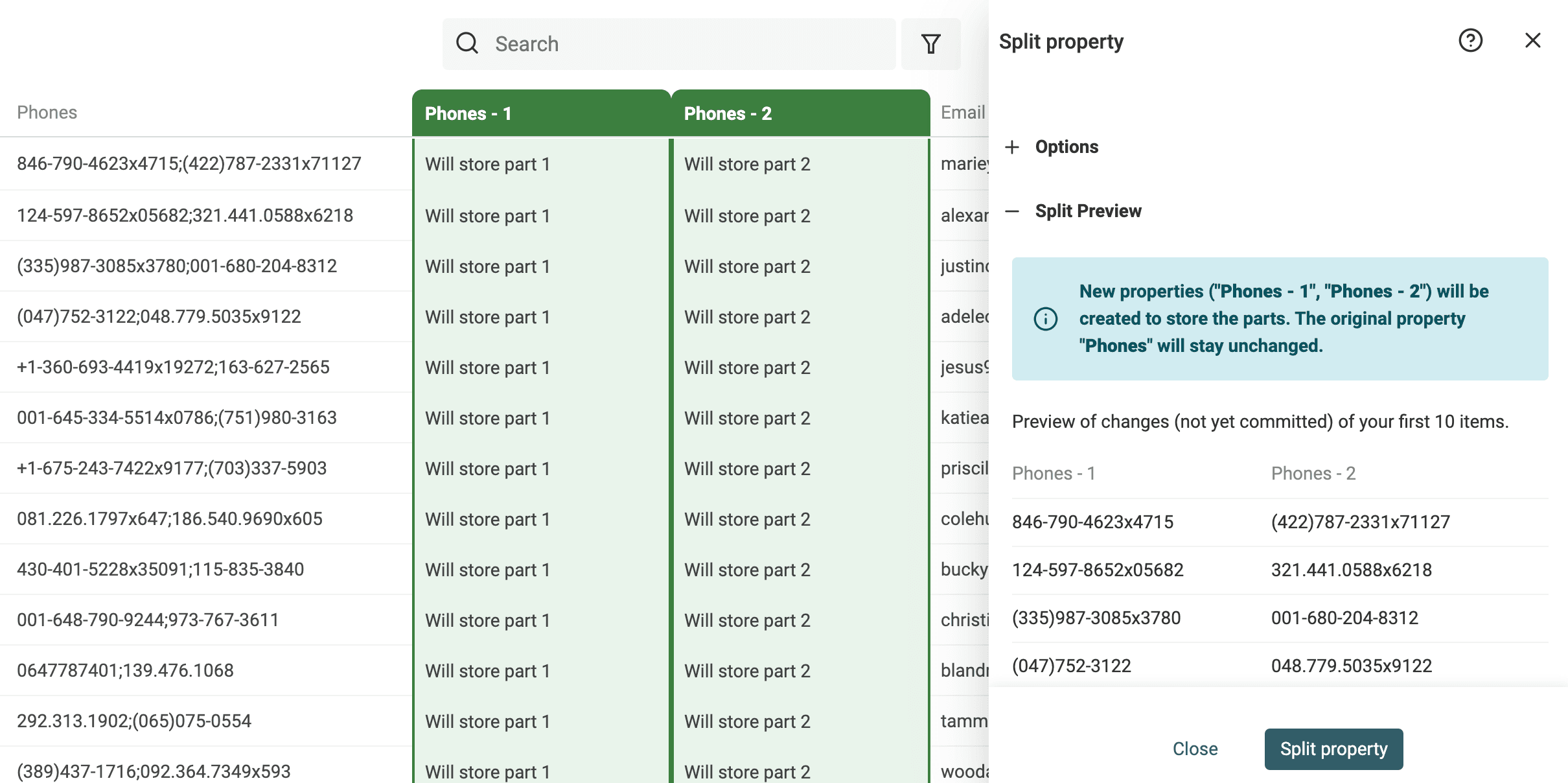 Split Property - Preview