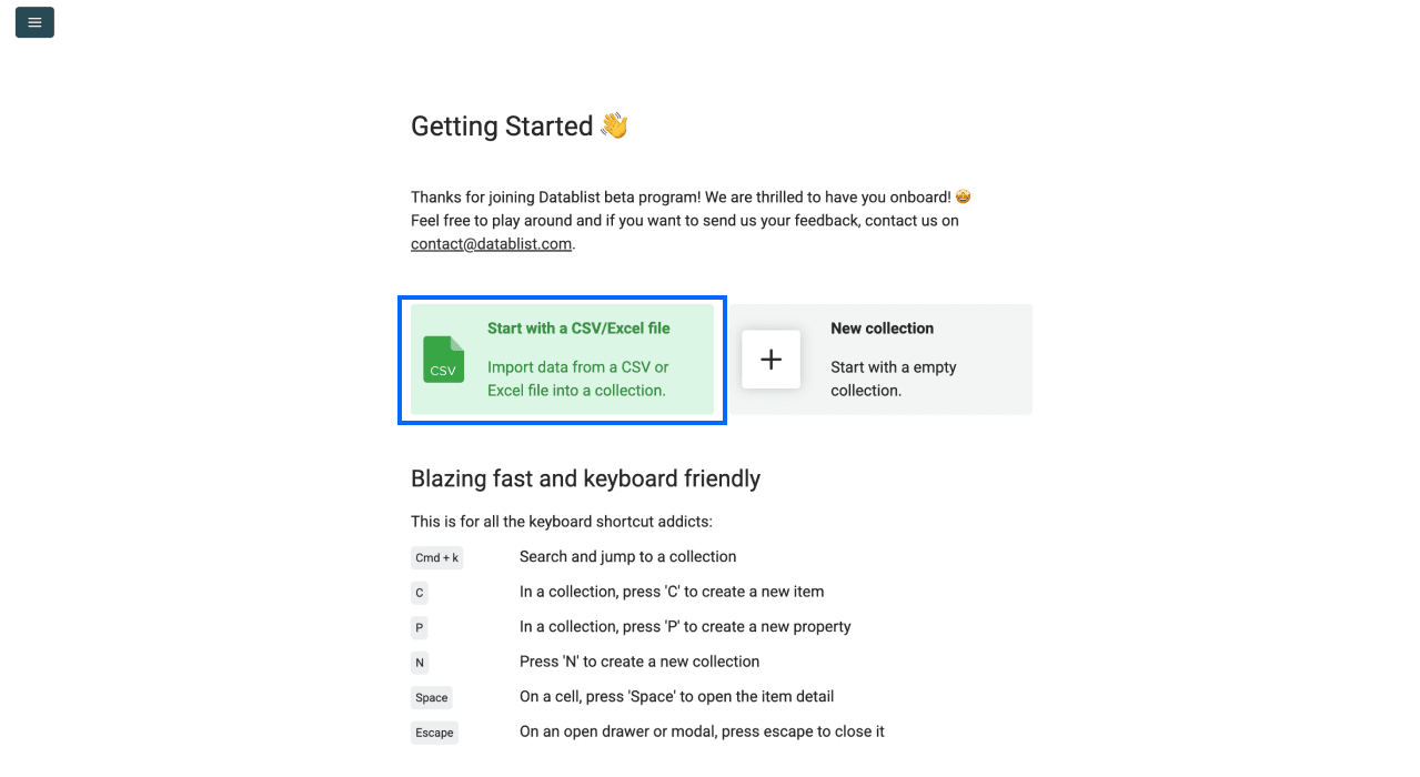 How To Merge Two Spreadsheets - Start Page