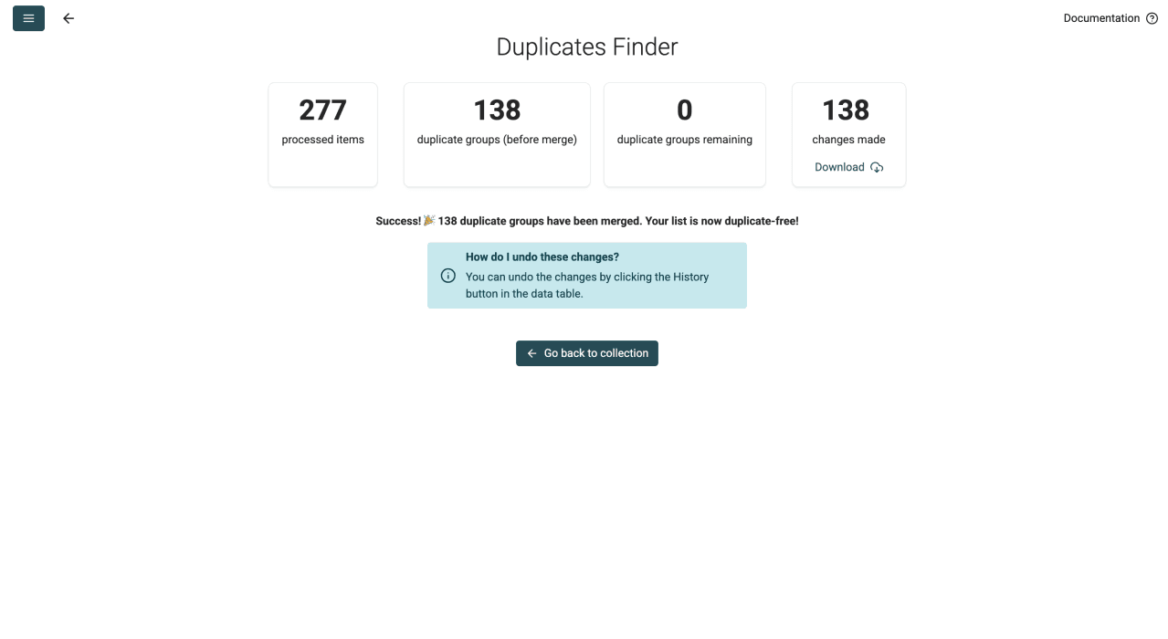 How To Merge Two Spreadsheets - Deduplication Complete