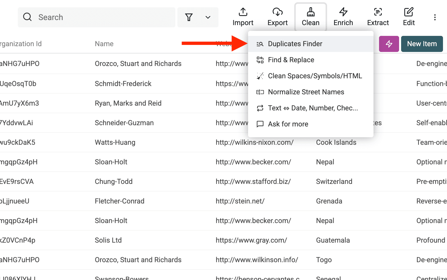 Abrir o Duplicates Finder