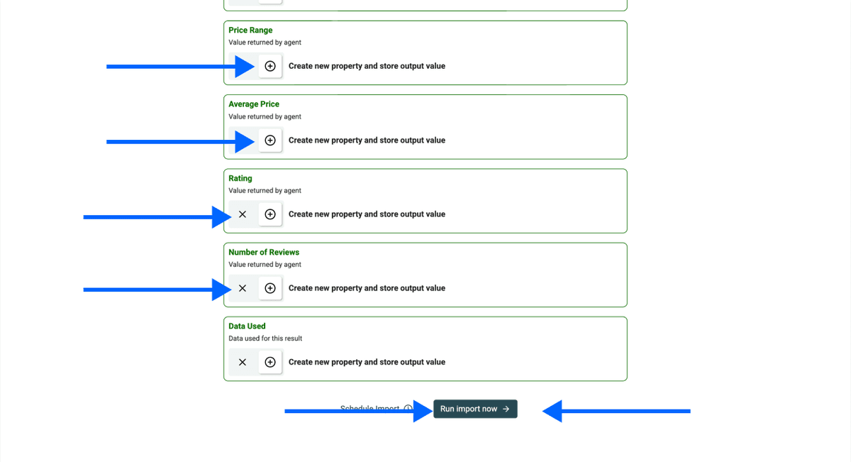 Scraping di directory con Datablist, ultimo step