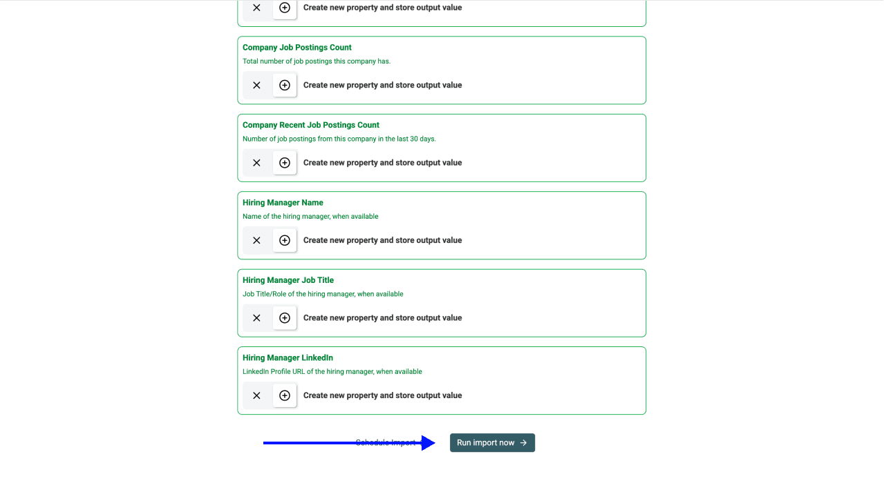 How To Scrape Finance Jobs in New York - Run Import