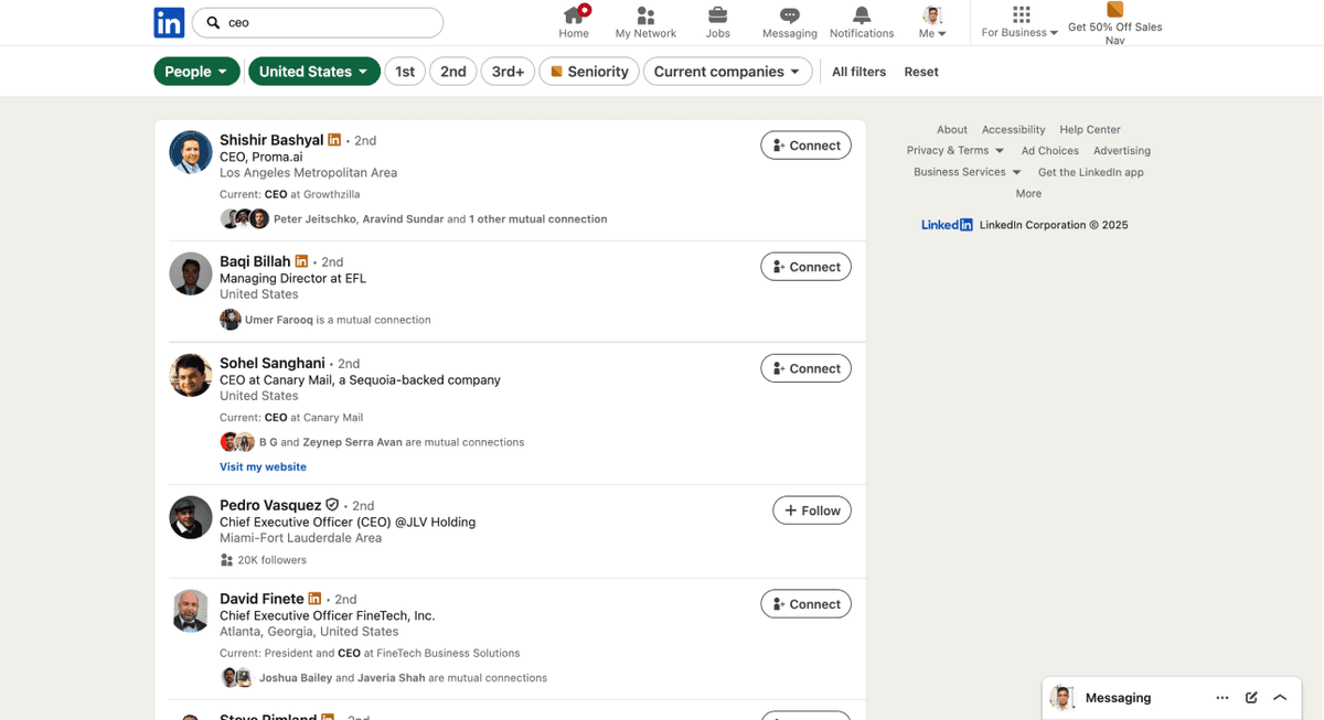 How To Scrape Leads From LinkedIn - Configured Search