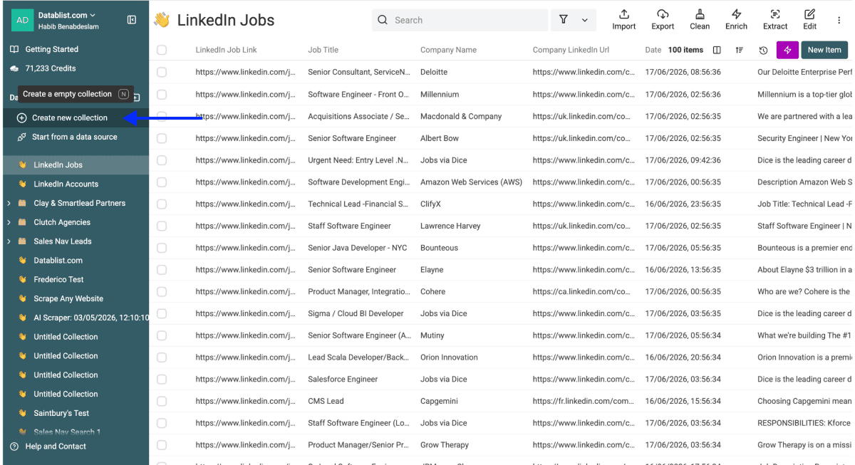 How To Scrape LinkedIn Jobs - Create A Leads Collection