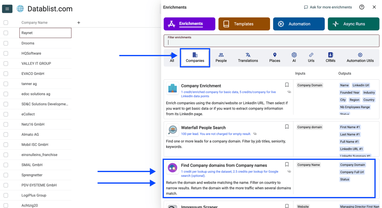How To Scrape LinkedIn Jobs - Open The Domain Enrichment
