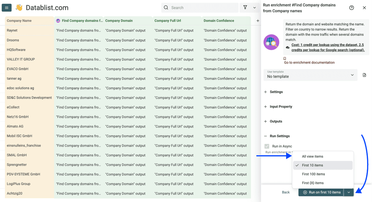 How To Scrape LinkedIn Jobs - Run Settings