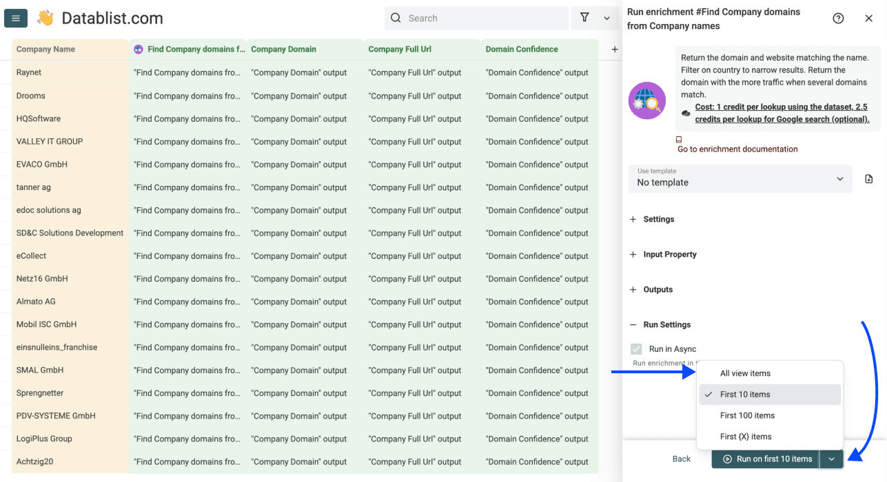 How To Scrape LinkedIn Jobs - Run Settings
