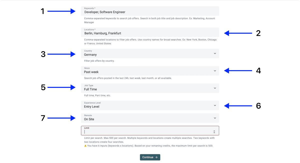 How To Scrape LinkedIn Jobs - Search Configuration