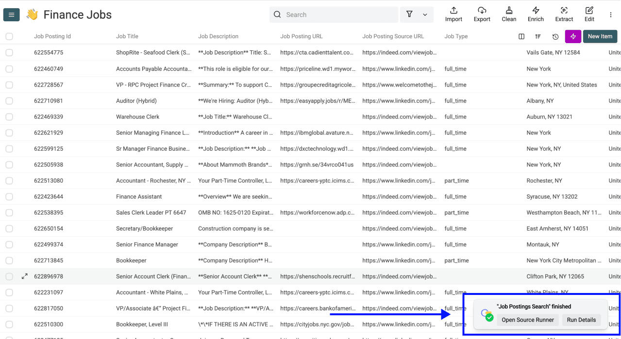 How To Scrape Tech Jobs in Boston - Results