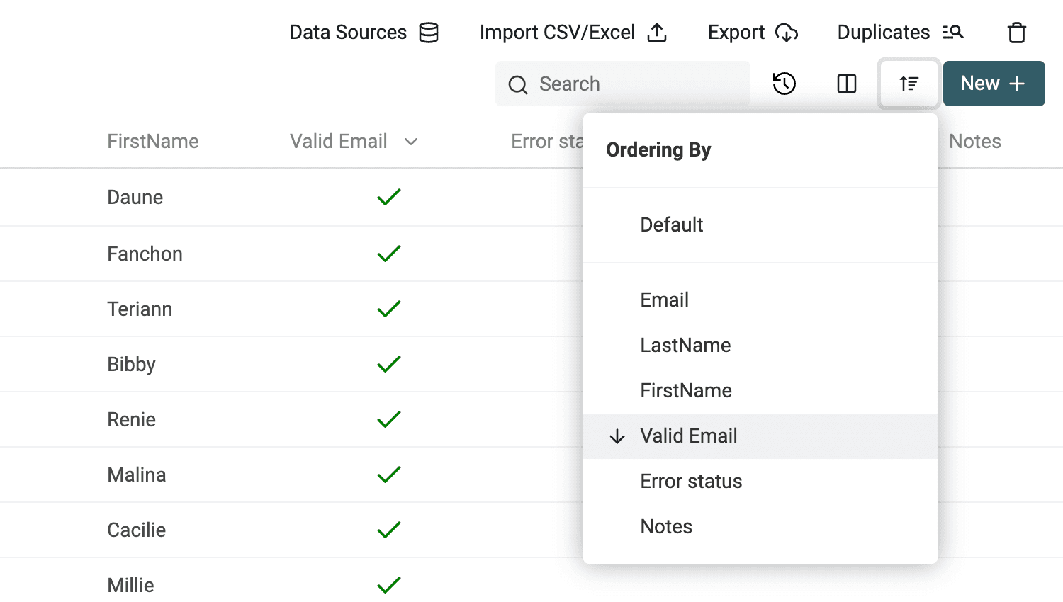 Organize seus dados CSV
