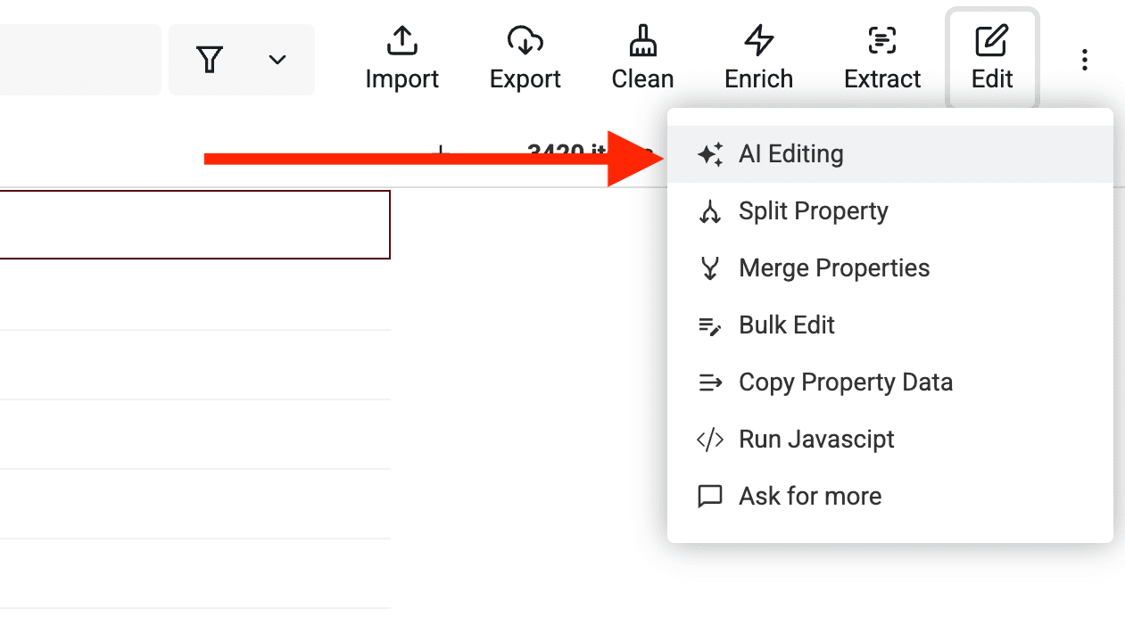 Select AI Editing