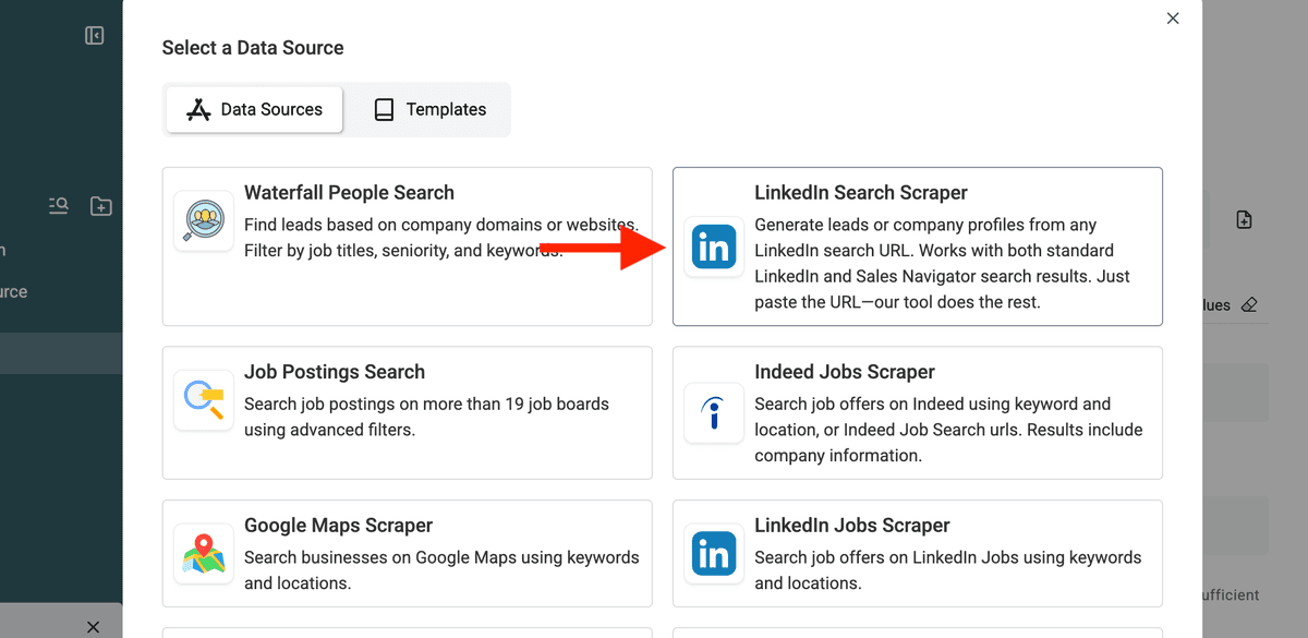 Select Sales Navigator Scraper