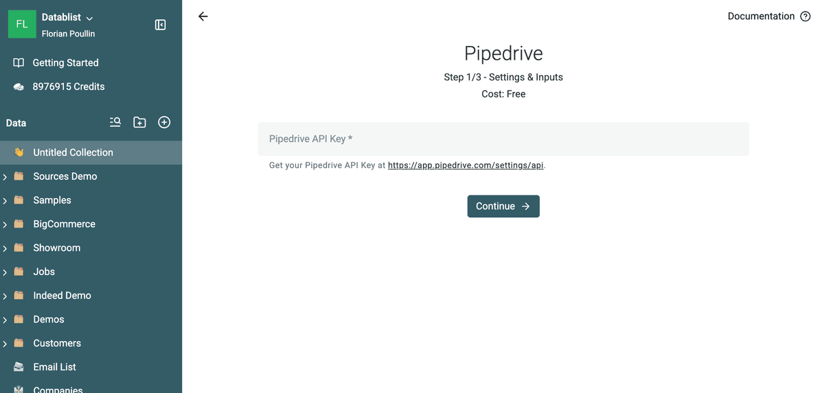 Pipedrive CRM Api Key