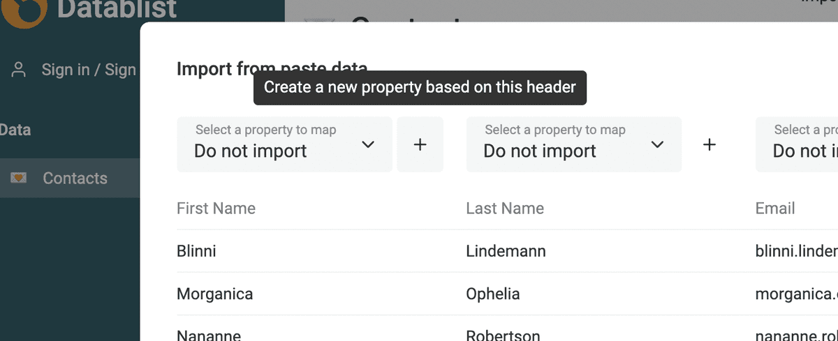 Create a property