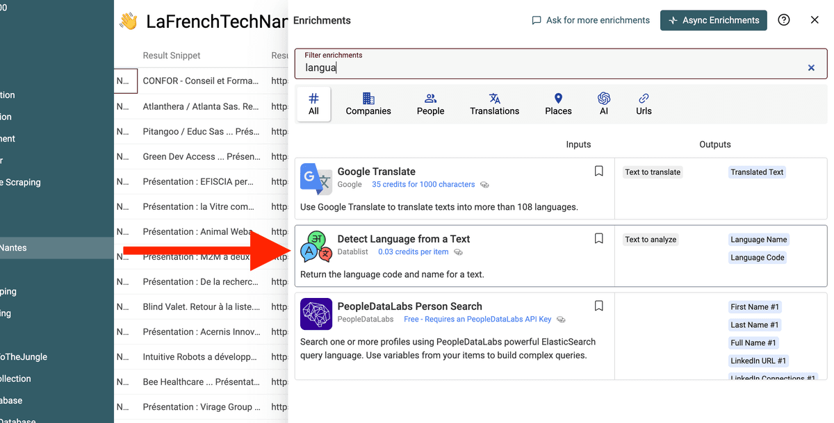 Detect Language from a Text