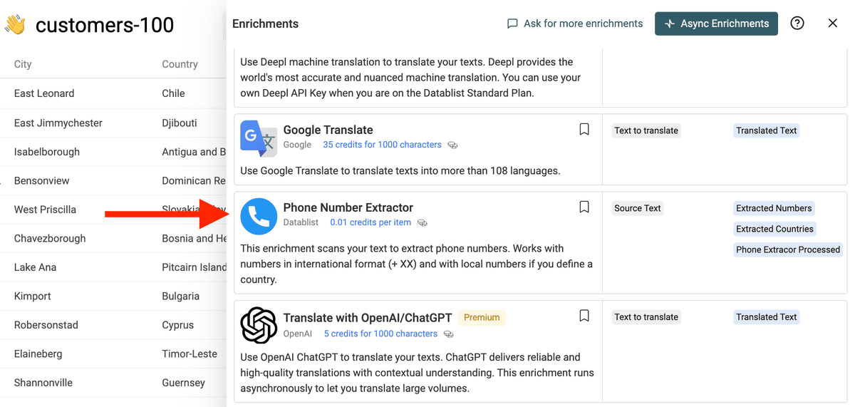 Phone Number Extractor